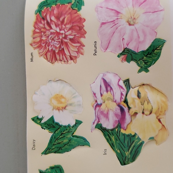 Vintage 1960s Flower Seals by Eureka - Picture 6 of 6